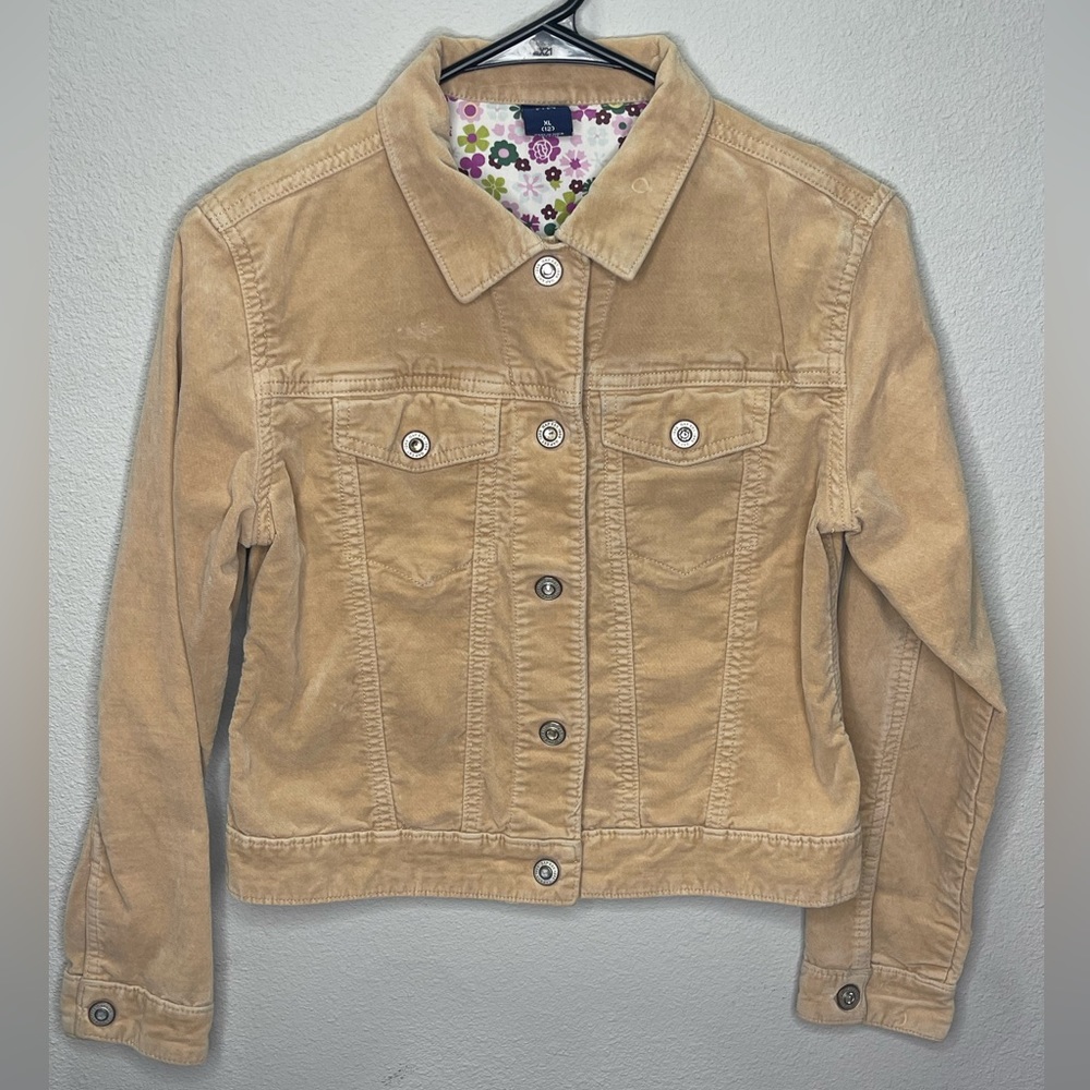Gap Stretch Corduroy Jacket Girls Size 12